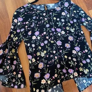 Lauren Conrad Floral Blouse